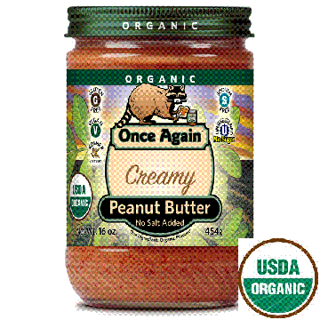 Organic Peanut Butter, Creamy